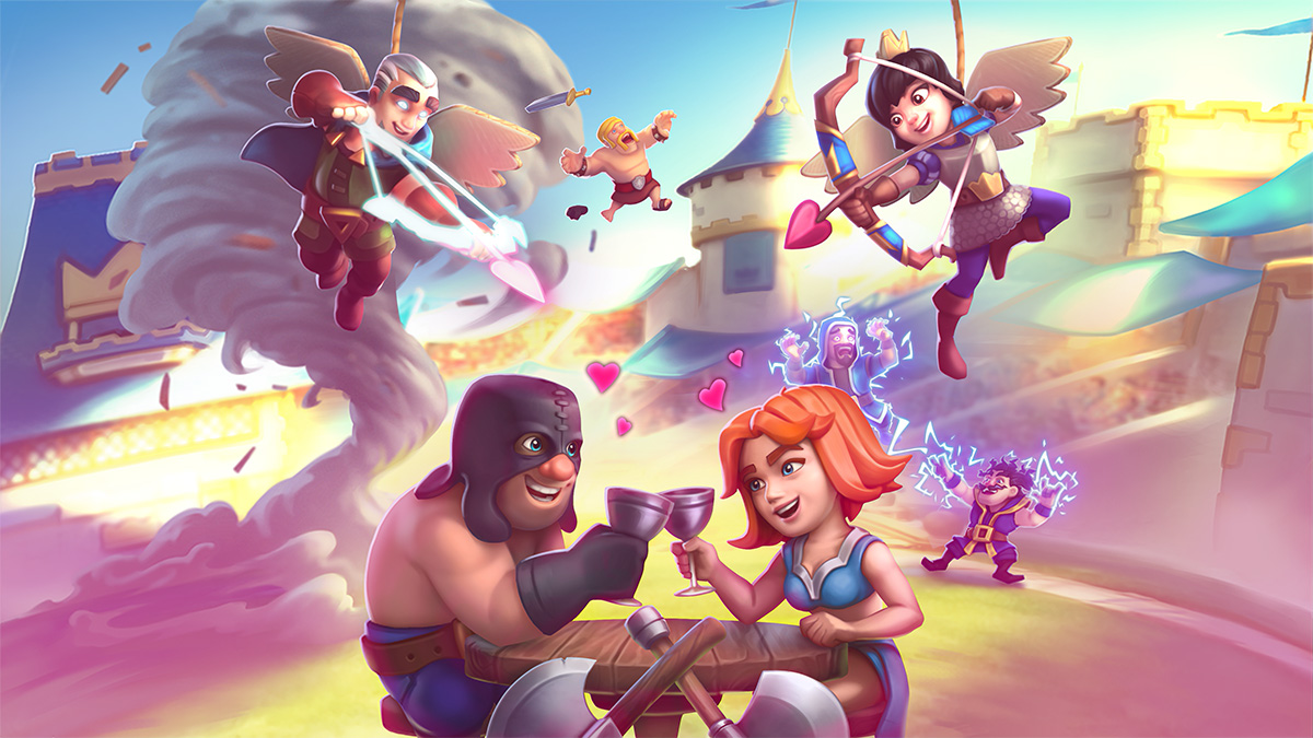 Clash Royale's Valentines Celebration